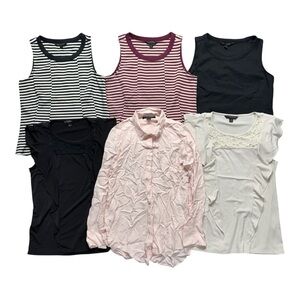 Banana Republic Blouse Tops Bundle of 6 Women’s Size XS Extra Small
